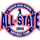 All State 6.1oz.+ White Champion Pre-shrunk T-Shirt (Roster Back)